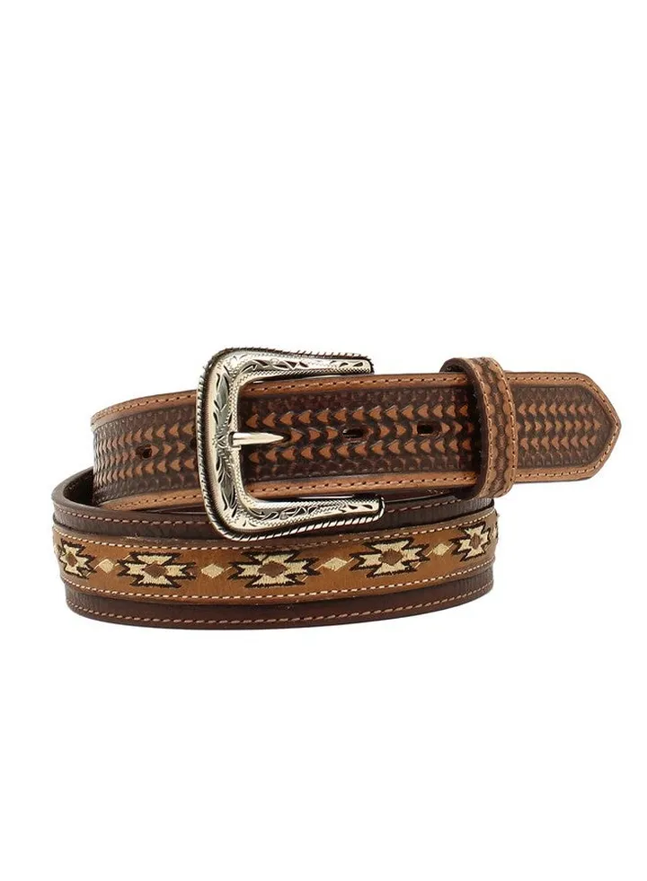 Southwestern Wembossed Tabs Brown 36
