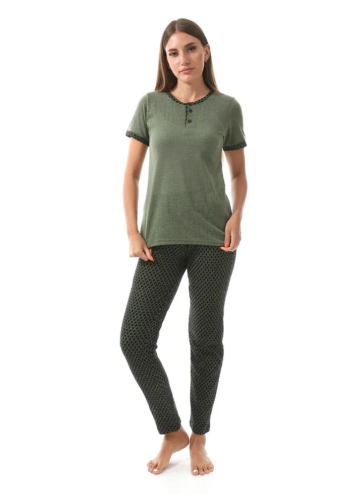 Women Pajama Set With Half Sleeves