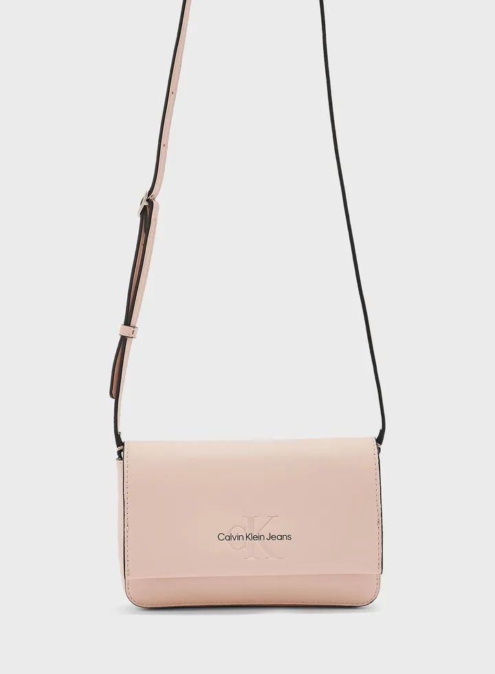 Sculpted Flap Over Crossbody