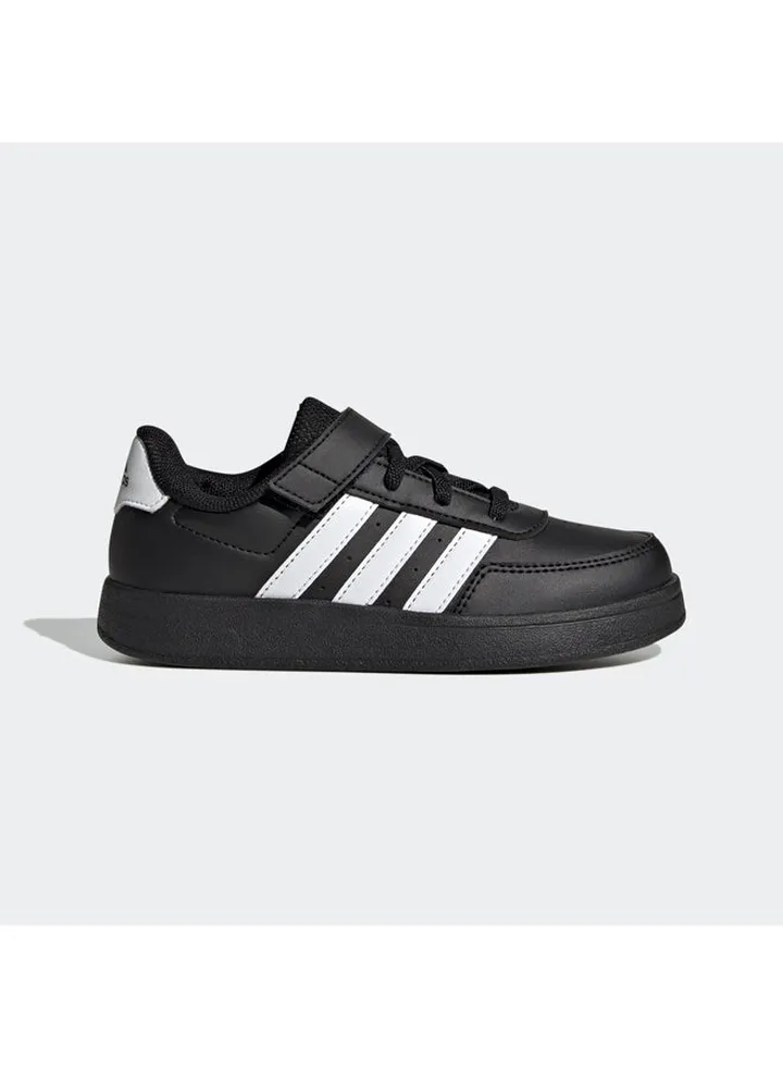 Breaknet Lifestyle Court Elastic Lace and Top Strap Tennis Shoes