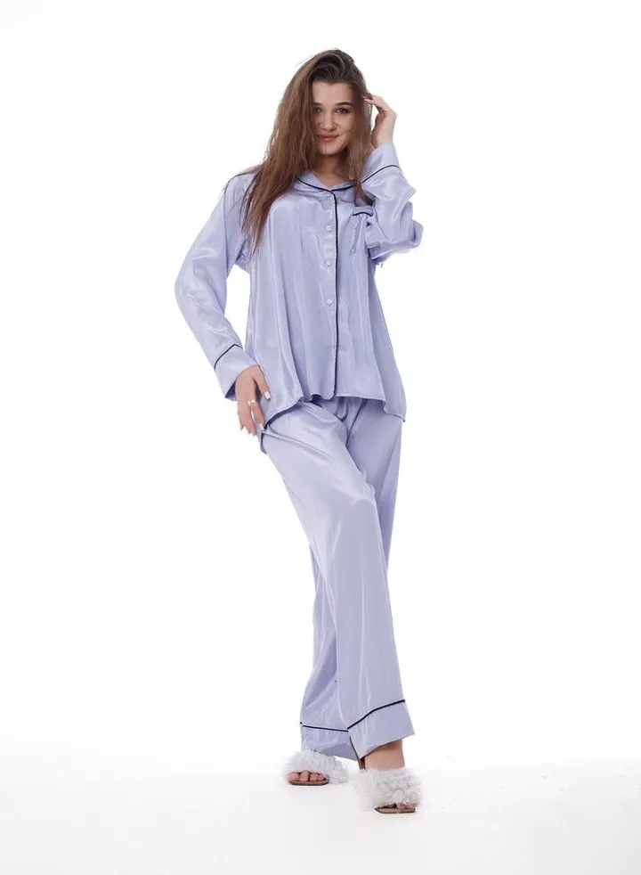 Dazzling satin pajamas 2323