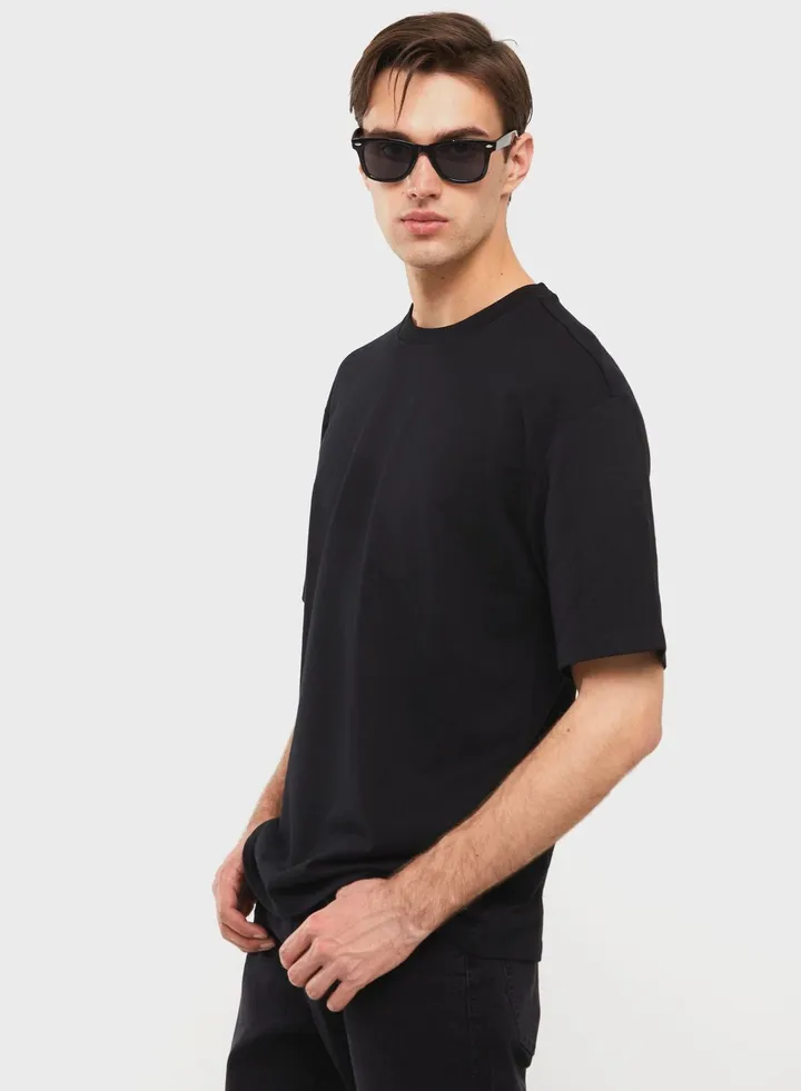 Crew Neck Knitted T-shirt