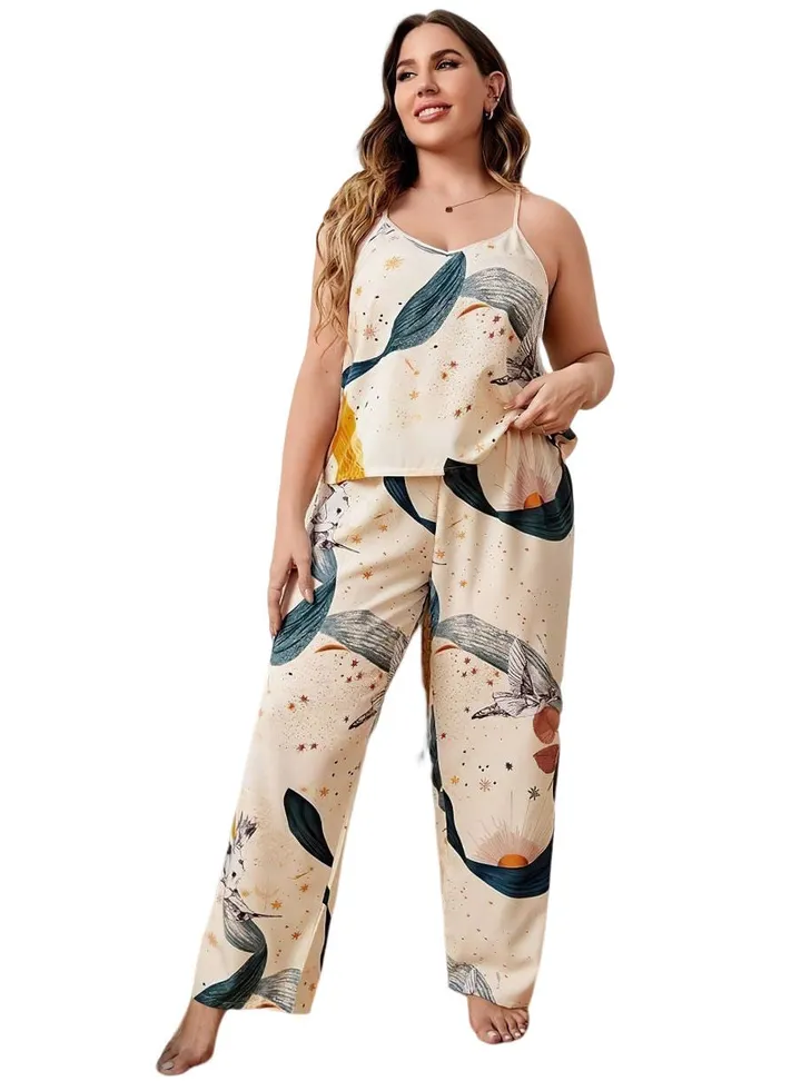 women's summer pajama set ( big size )