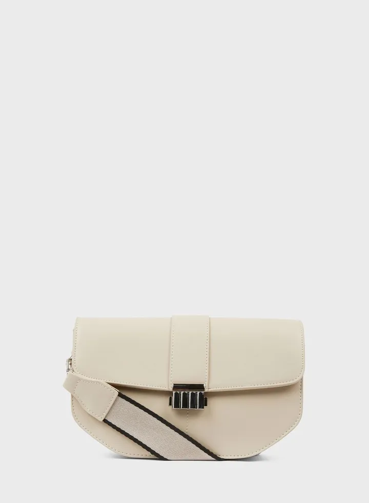 Faux Leather Crossbody Bag