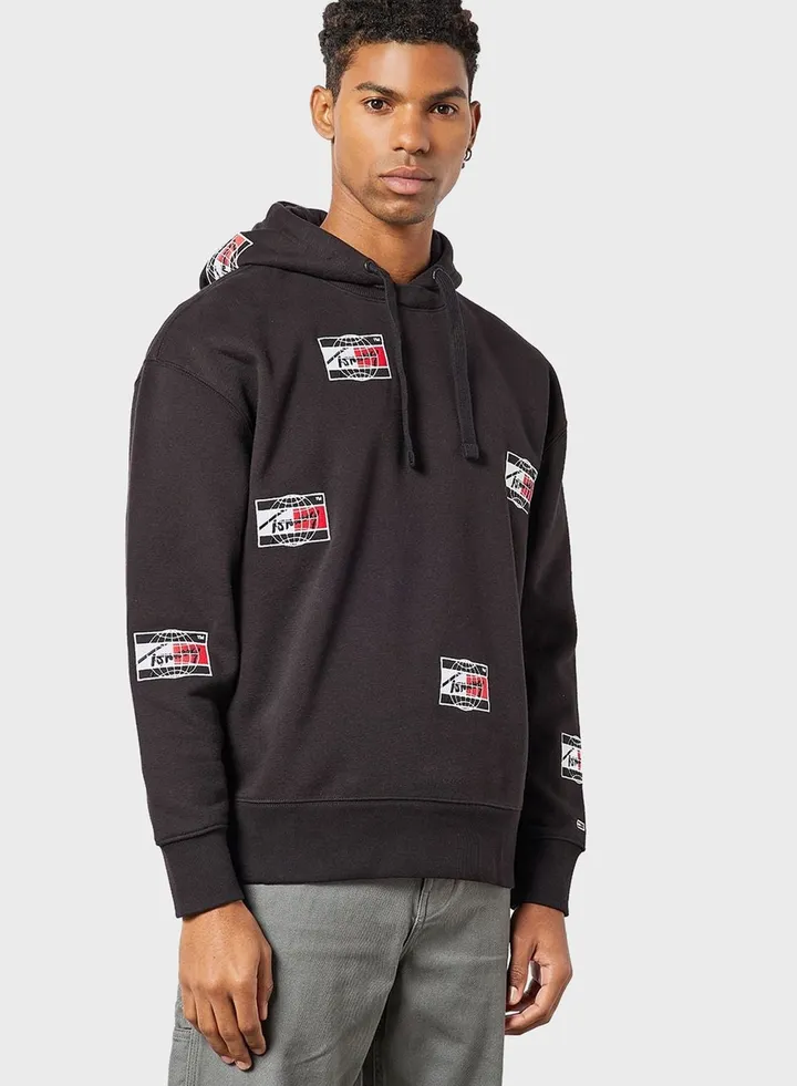Logo Relaxed Hoodie
