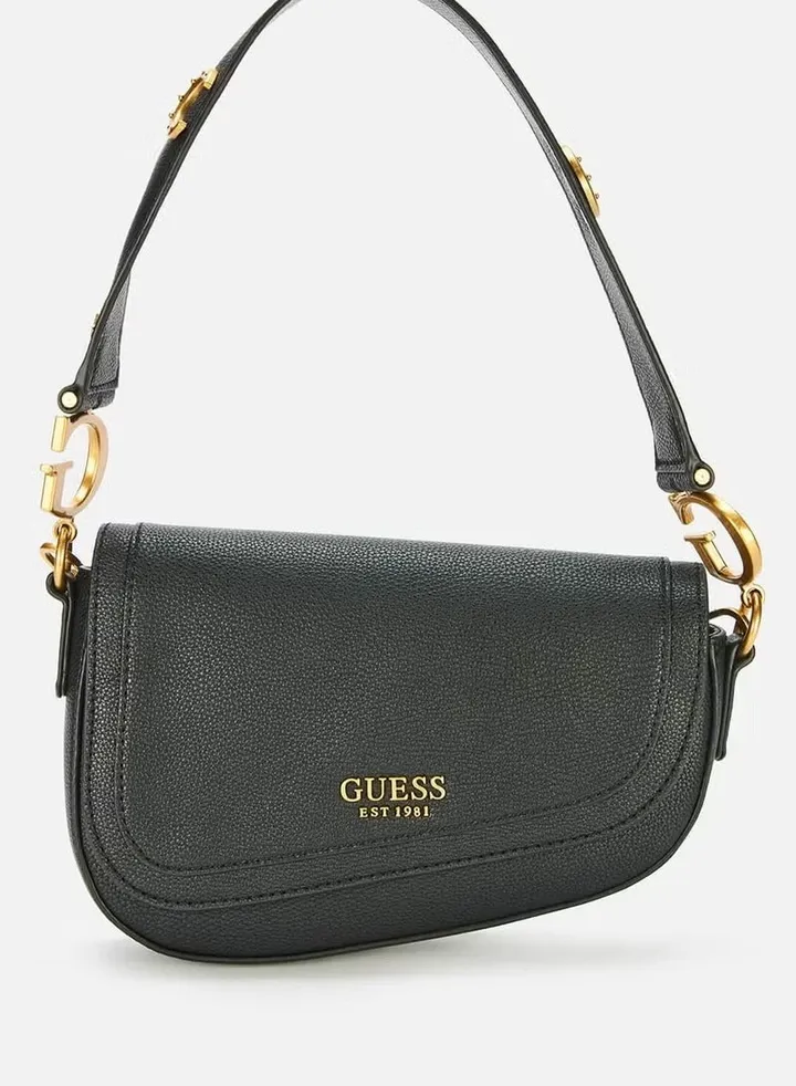Guess Women's G Dream Flap Shoulder Bag - Black