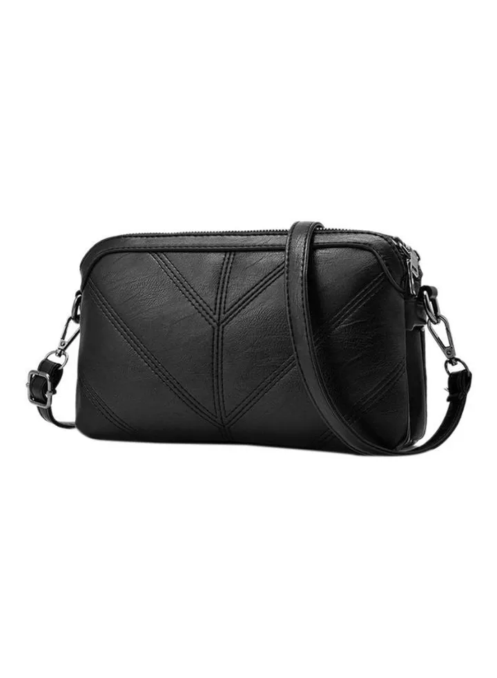 Polyester Crossbody Bag Black