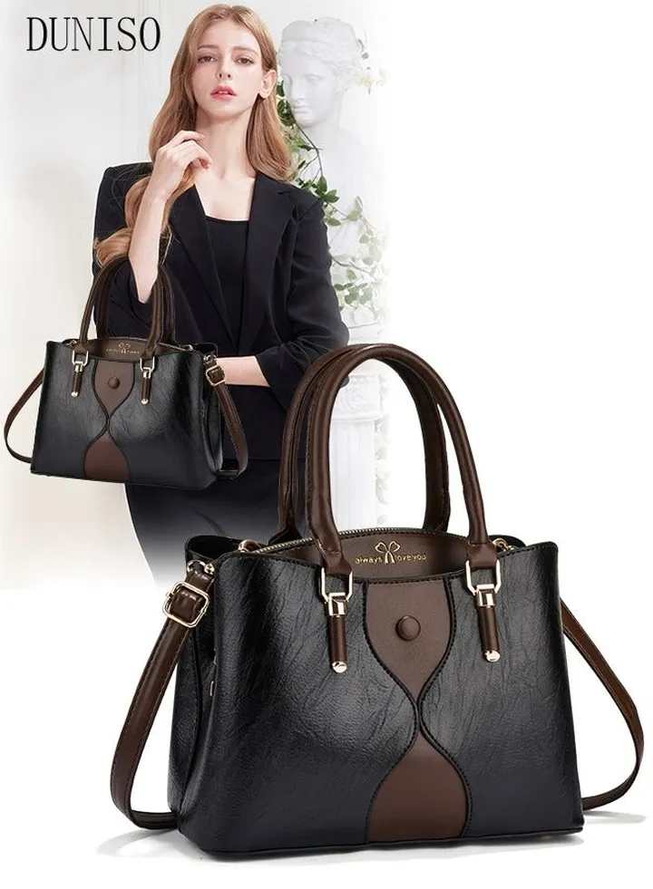 Women's Fashion Handbag Faux Leather Crossbody Bag For Women Large Capacity Tote Bags Top Handle Satchel Fashionable Travel Shoulder Bag For Ladies