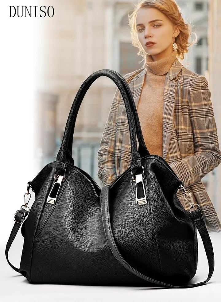 Women's Fashion Handbag Faux Leather Crossbody Bag For Women Large Capacity Tote Bags Top Handle Satchel Fashionable Travel Shoulder Bag For Ladies
