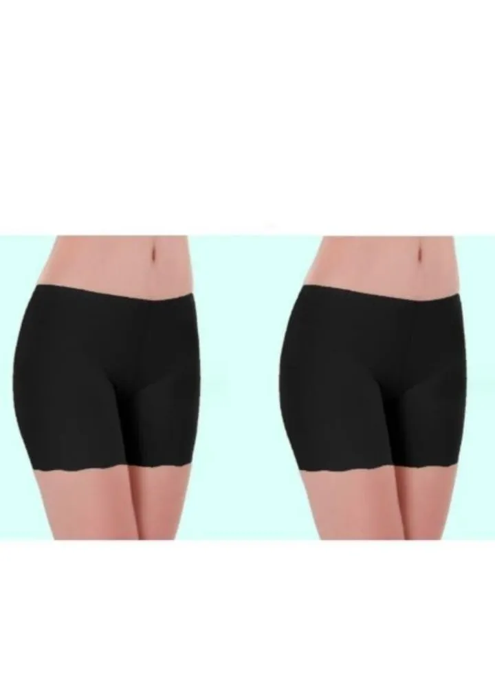 2 Pieces Women Seamless Boyshort Panties Invisible Hipster Silky Smooth Underwear H218