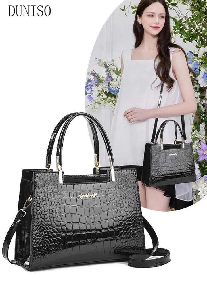 Women's Fashion Handbag Faux Leather Crossbody Bag For Women Large Capacity Tote Bags Top Handle Satchel Fashionable Travel Shoulder Bag For Ladies