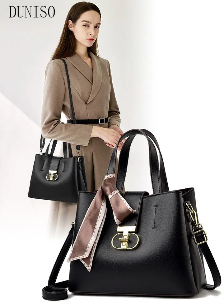 Women's Fashion Handbag Faux Leather Crossbody Bag For Women Large Capacity Tote Bags Top Handle Satchel Fashionable Travel Shoulder Bag For Ladies