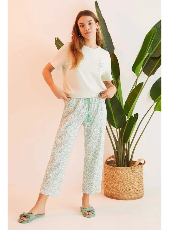 Pajamas flowers