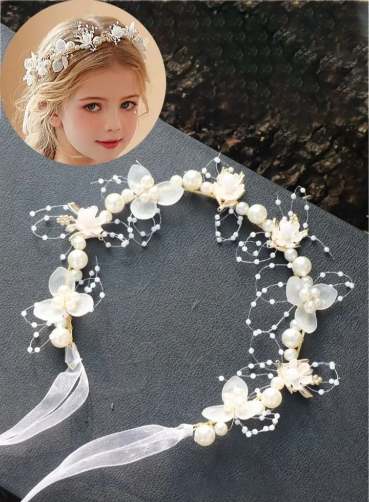 Girls Hair Band Headdress, Children's Hairpin Clips at the Back of the Head, Anti-Slip Headband Hair Accessories for Pressing Hair,Fashion Girls Accessories Hair Accessories