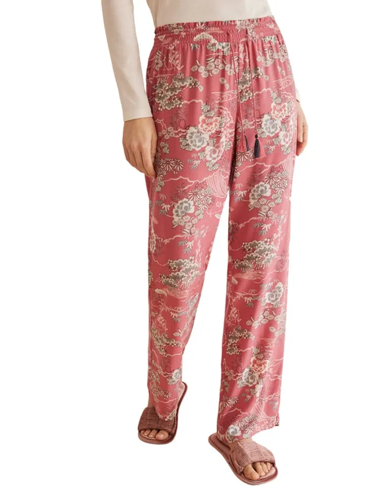 Long cherry pants