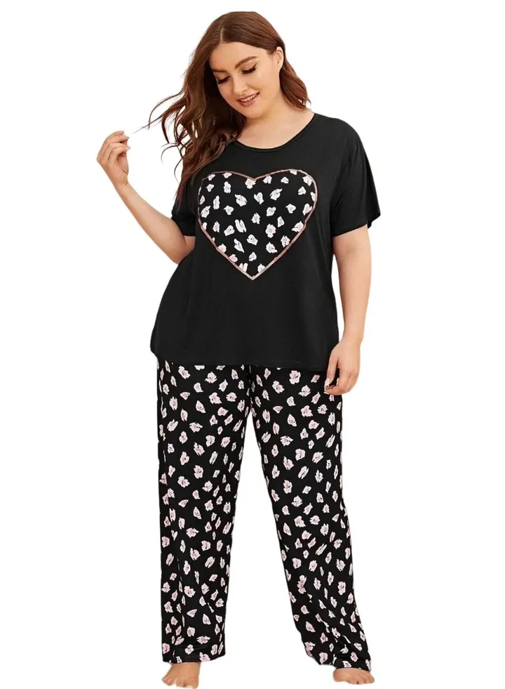 women's summer pajama set ( big size )