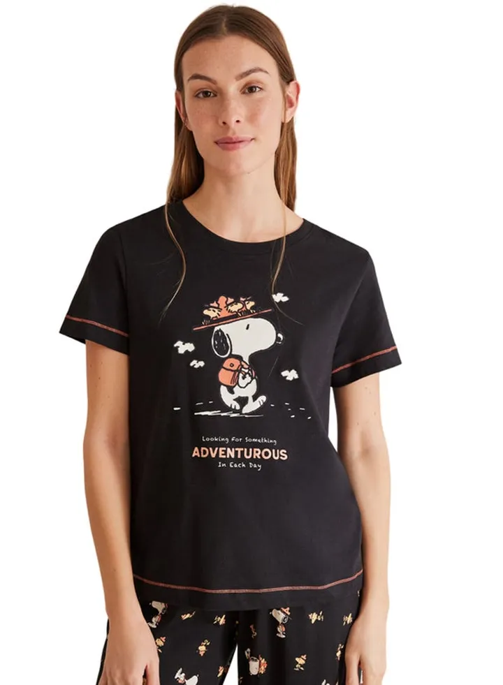 Cotton Snoopy pajamas