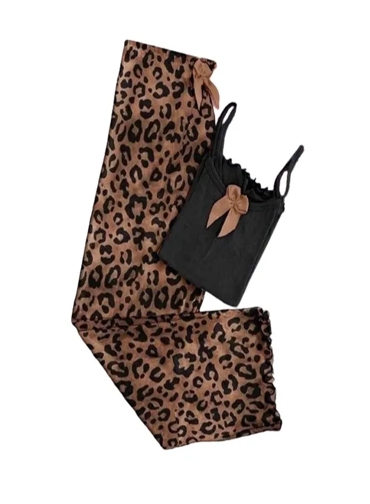 Women's Suspender Pajamas - Tiger