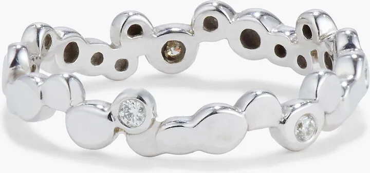 18-Karat White Gold Diamond Ring