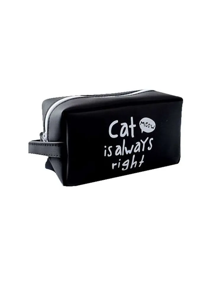 Printed Pencil Case Black/White