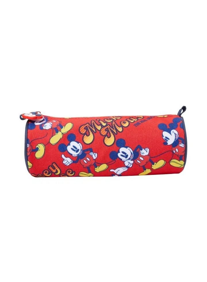 Mickey Mouse Printed Pencil Case Red