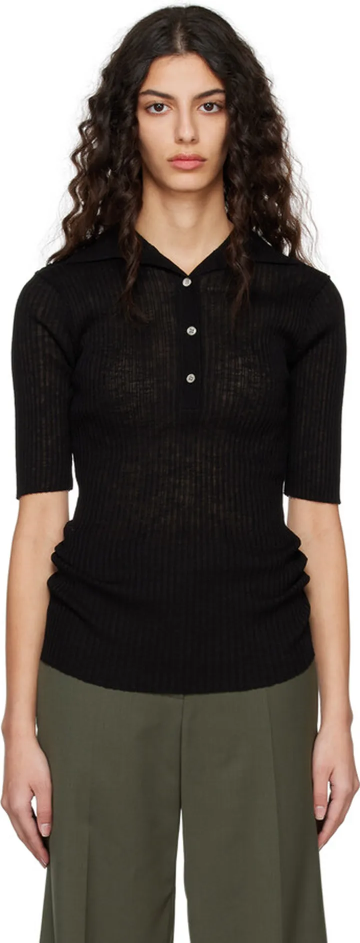 Blossom Black Oat Polo