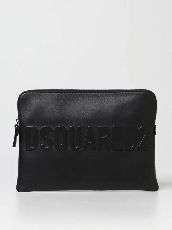 Dsquared2 leather clutch bag