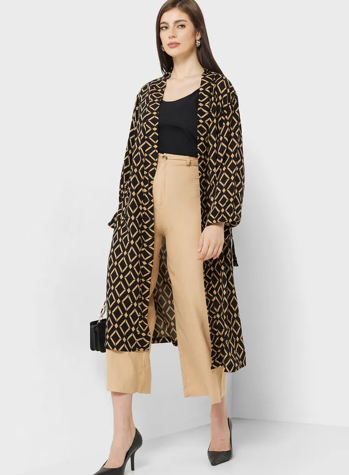 Pocket Detail High Waist Pants