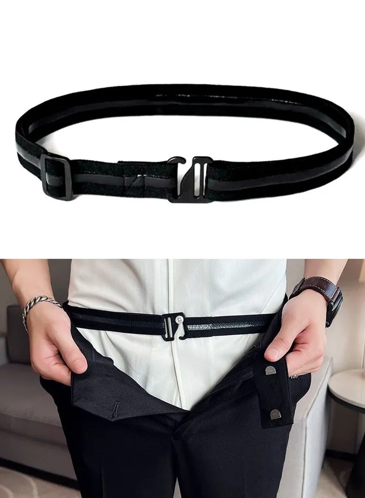 1 Pcs Men Shirt Stays Shirt Lock Belt,Shirt Stays Adjustable Elastic Shirt Holder Keeps Shirt Tucked in for Men,Garter Belt Man Shirt Men’s Shirts Universal Men and Women Lock 110CM