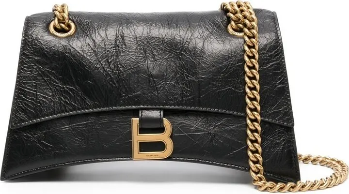 Crush small leather shoulder bag