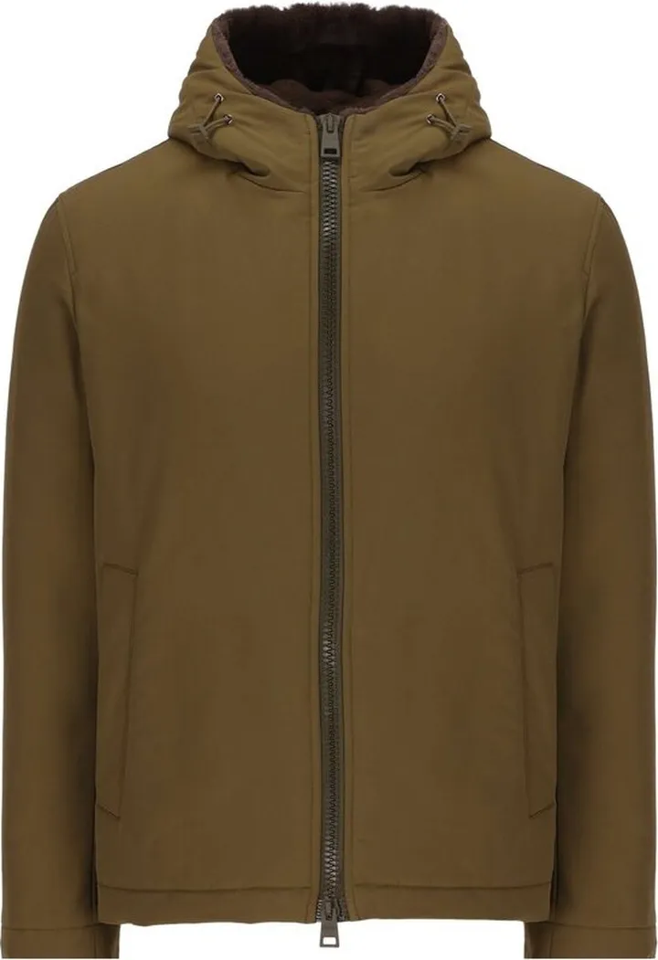 Herno Zipped Hooded Coat