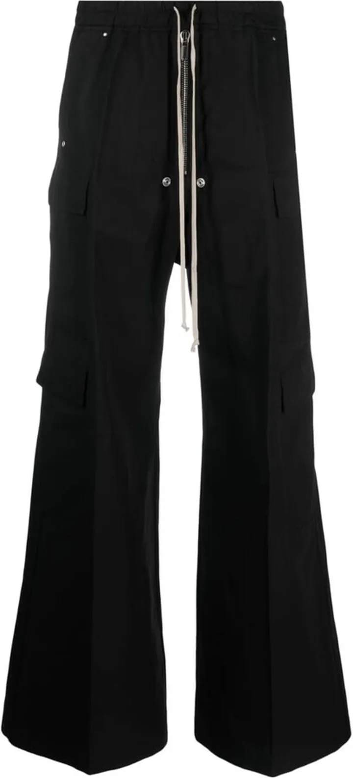 Wide-Leg Cargo Trousers