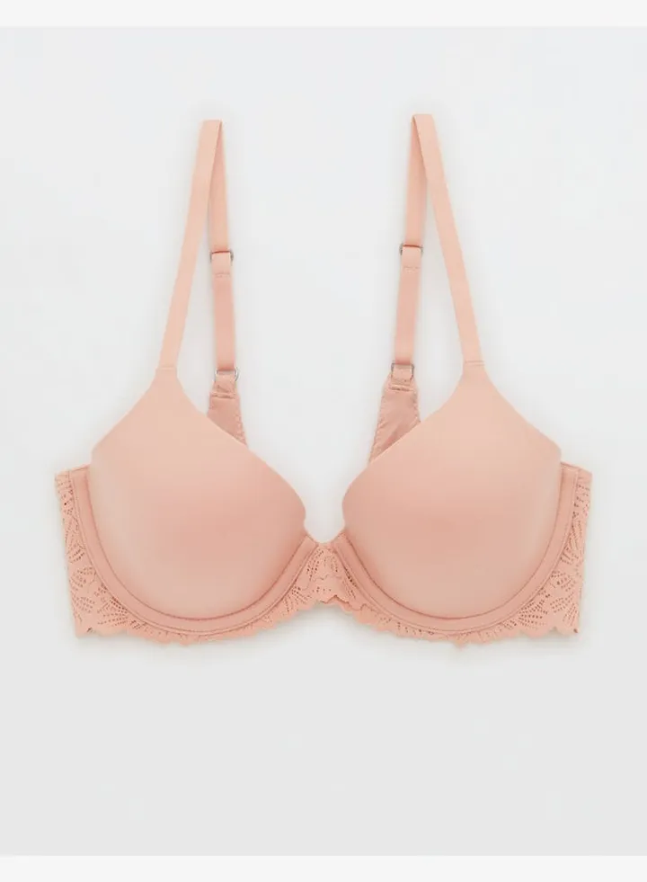 Aerie Real Sunnie Blossom Lace Lightly Lined Bra