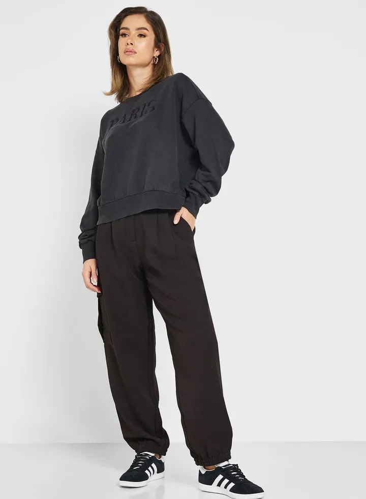 Pocket Detail Pants