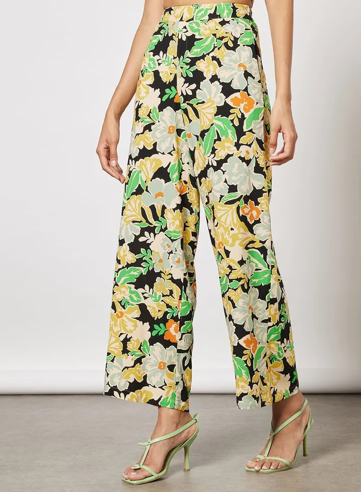 Floral Print Pants