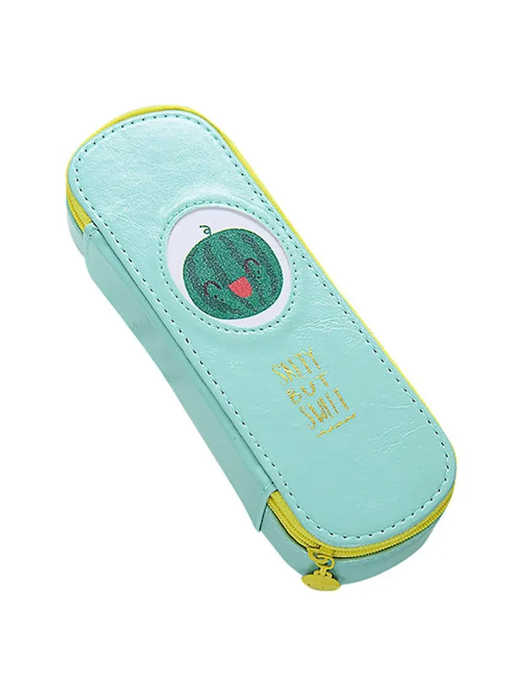 Fruit Pen Pencil Bag School Supplies Gift Mint Green
