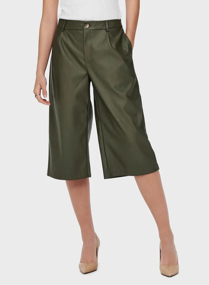 Wide Leg Crop Pants