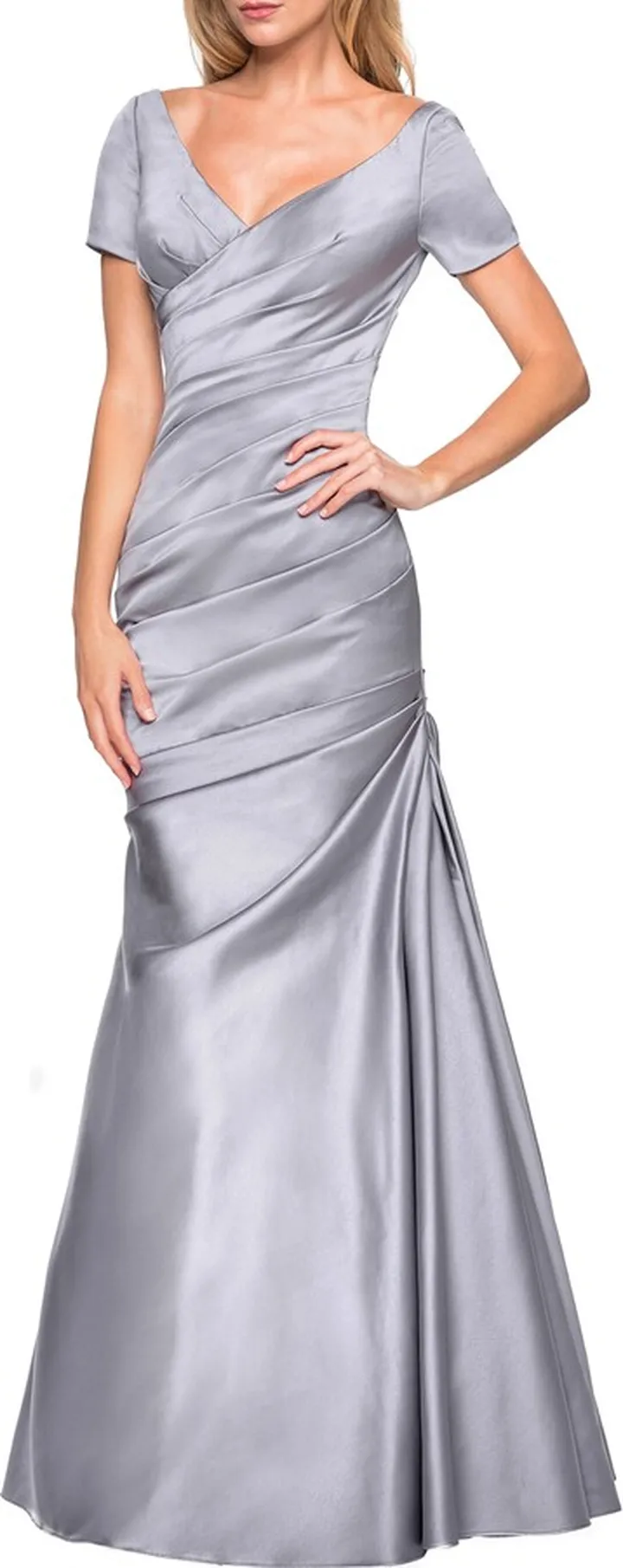 Timeless Satin Mermaid Gown