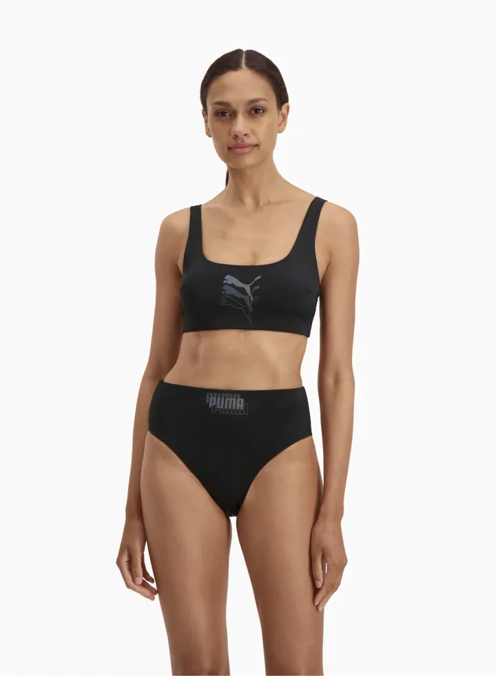 Swim Womens Scoop Neck Bikini Top