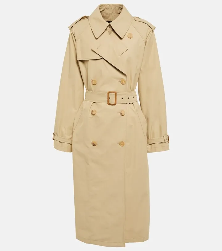 Tanner cotton-blend trench coat