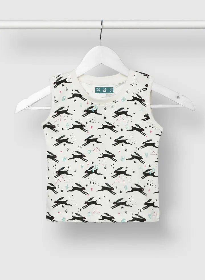 Boys Stylish Cotton Printed T-Shirt Black