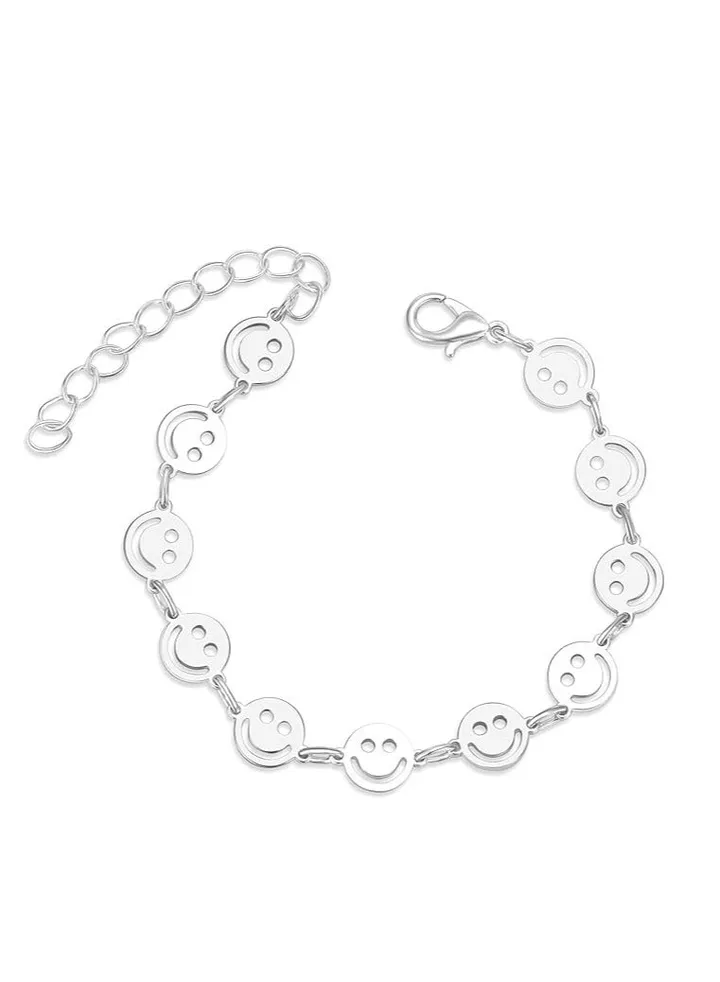 Friendship bracelet for women, silver color