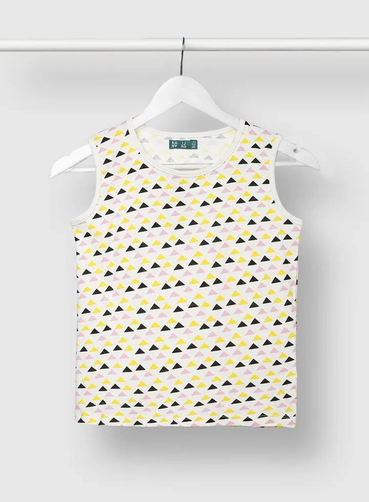 Casual Long lasting Boys Printed T-Shirt Yellow
