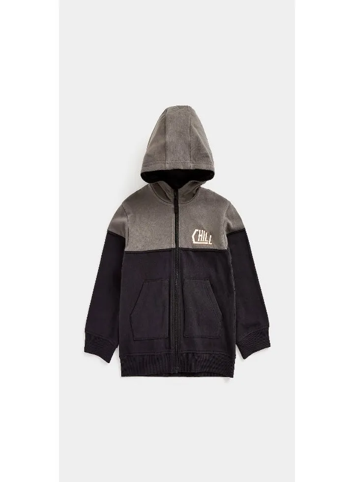 Black and Grey Chill Hoodie