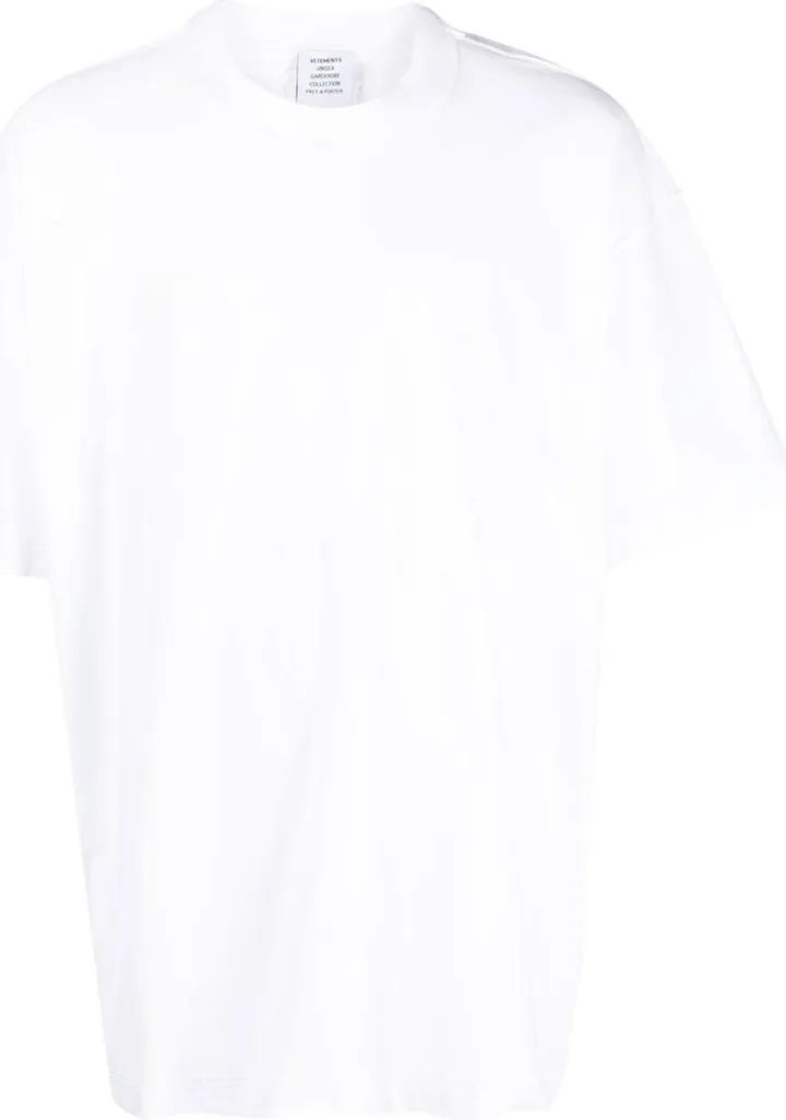 logo-embroidered cotton T-shirt