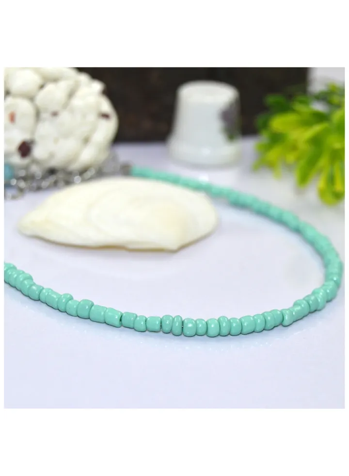 Small Fairouz Plastic Beads Anklet