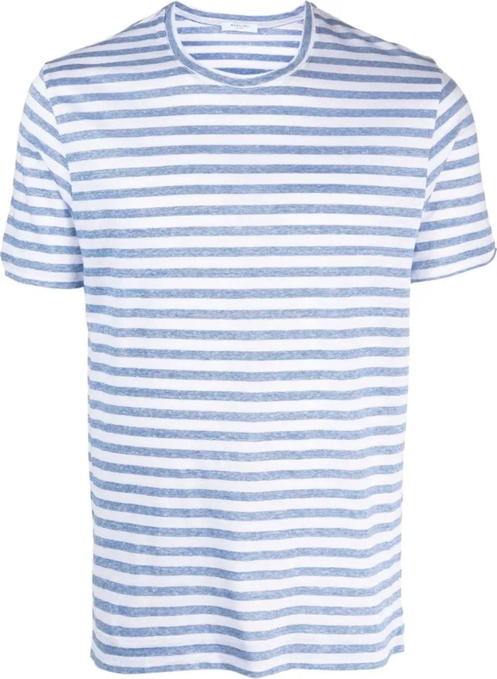 striped linen T-shirt