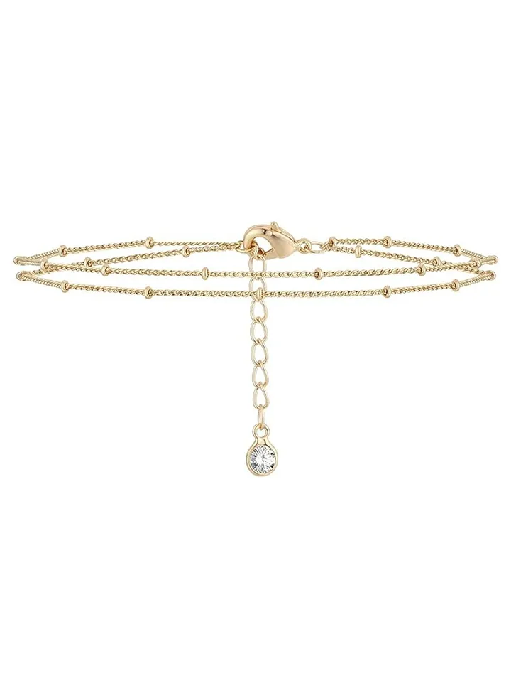 Gold Double Bracelet for Women