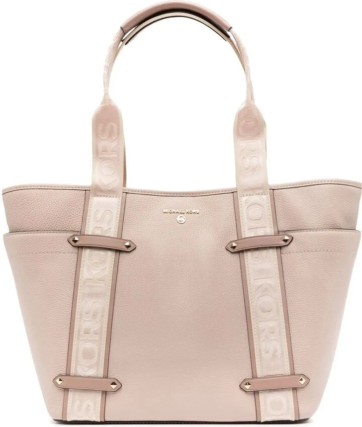 Maeve logo-strap tote