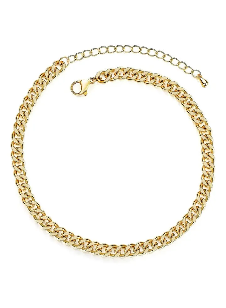 14K Gold Plated Anklet, Fashion Pearl Anklet